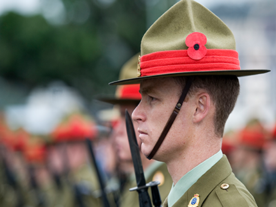 ANZAC Day Soldier