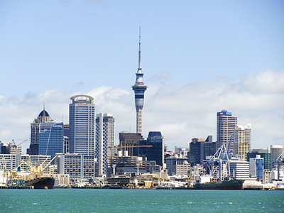 Auckland City Skyline