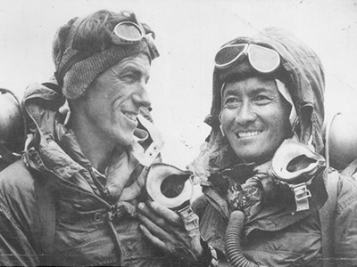 Sir Edmund Hillary and Sherpa Tenzing Norgay