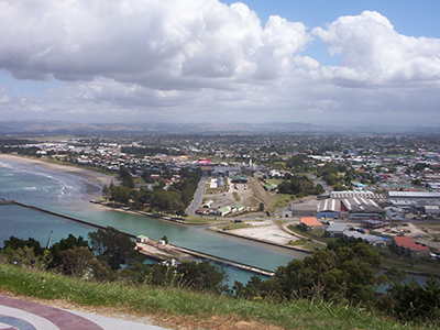 Gisborne City from above