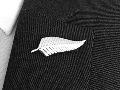 Silver Fern Pin 