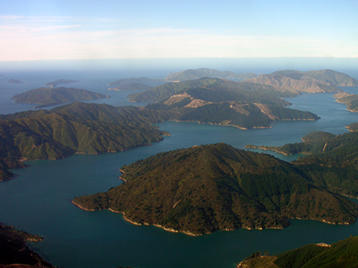 Marlborough from the air