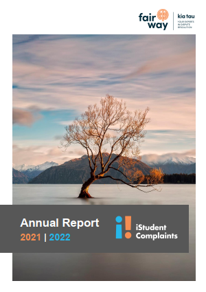 Cover - iStudent Complaints Annual Report 2022